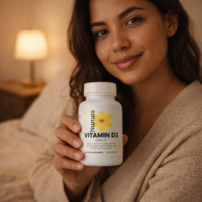 Nurtura Vitamin D3 Soft gels – 2,000 IU