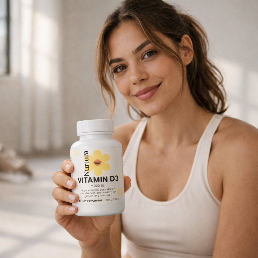 Nurtura Vitamin D3 Soft gels – 2,000 IU