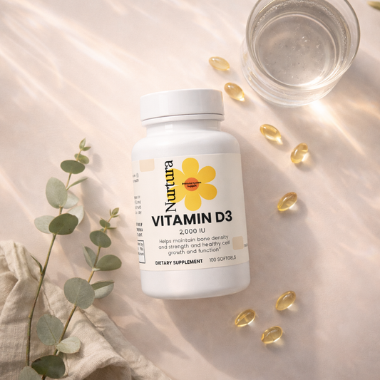 Nurtura Vitamin D3 Soft gels – 2,000 IU
