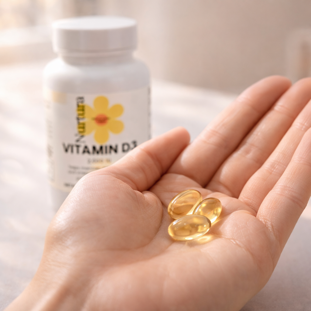 Nurtura Vitamin D3 Soft gels – 2,000 IU