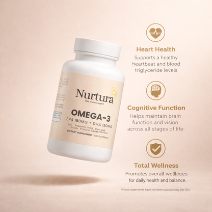 Nurtura Omega-3 EPA 180mg + DHA 120mg