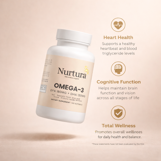 Nurtura Omega-3 EPA 180mg + DHA 120mg