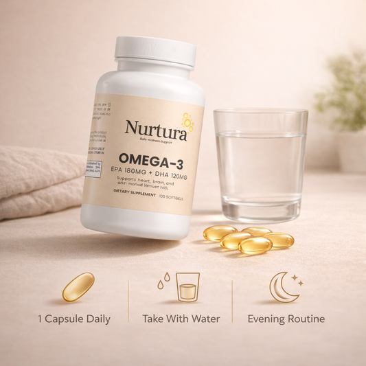 Nurtura Omega-3 EPA 180mg + DHA 120mg