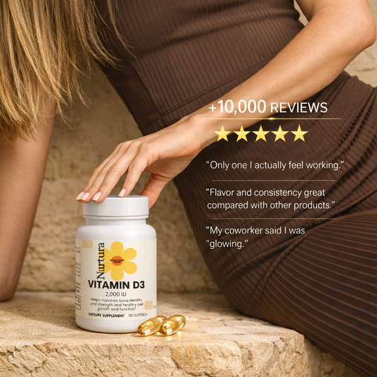 Nurtura Vitamin D3 Soft gels – 2,000 IU