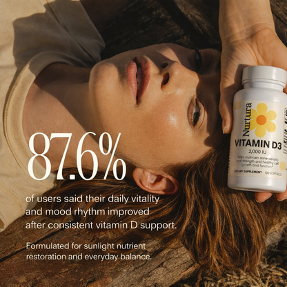 Nurtura Vitamin D3 Soft gels – 2,000 IU