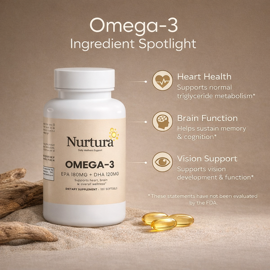 Nurtura Omega-3 EPA 180mg + DHA 120mg