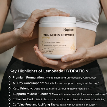 Nurtura Daily Hydration Electrolyte Powder (Lemonade)