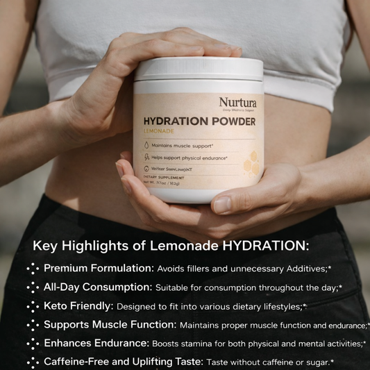 Nurtura Daily Hydration Electrolyte Powder (Lemonade)