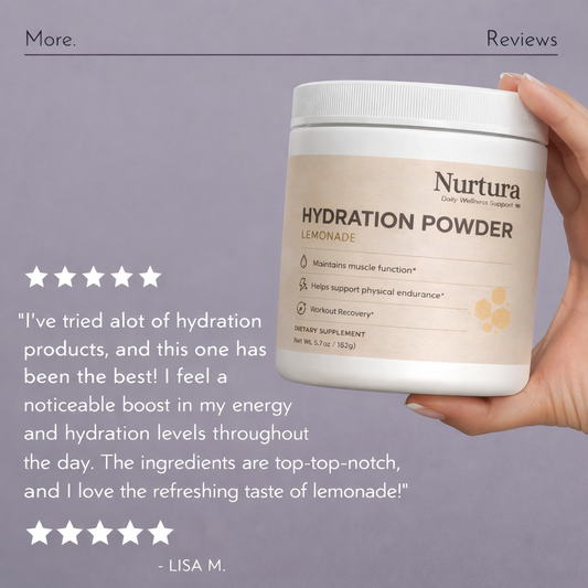 Nurtura Daily Hydration Electrolyte Powder (Lemonade)