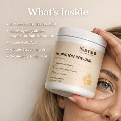 Nurtura Daily Hydration Electrolyte Powder (Lemonade)