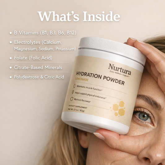 Nurtura Daily Hydration Electrolyte Powder (Lemonade)