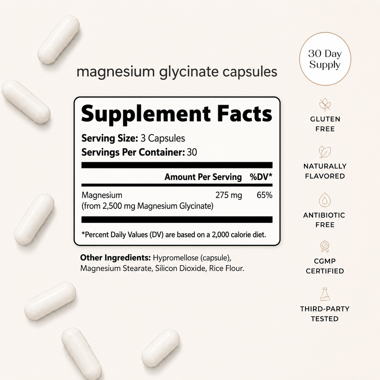 Nurtura Magnesium Glycinate - Restless Legs Relief