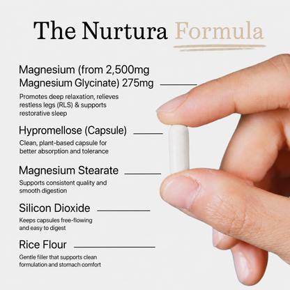 Nurtura Magnesium Glycinate - Restless Legs Relief