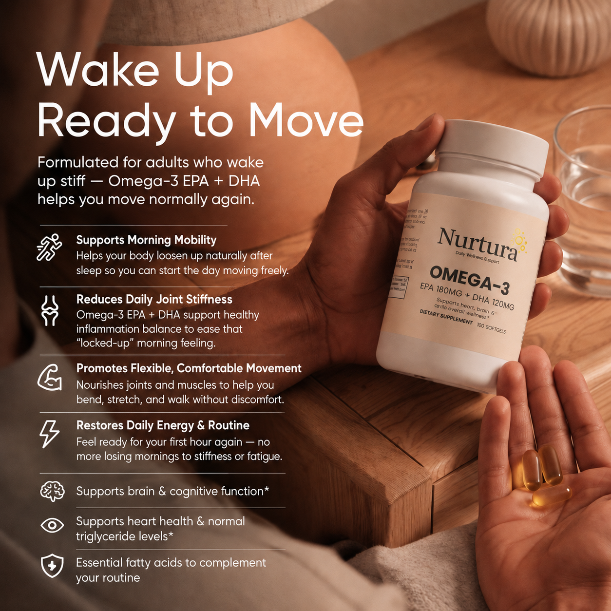 Nurtura Omega-3 EPA 180mg + DHA 120mg
