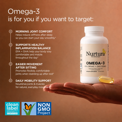 Nurtura Omega-3 EPA 180mg + DHA 120mg