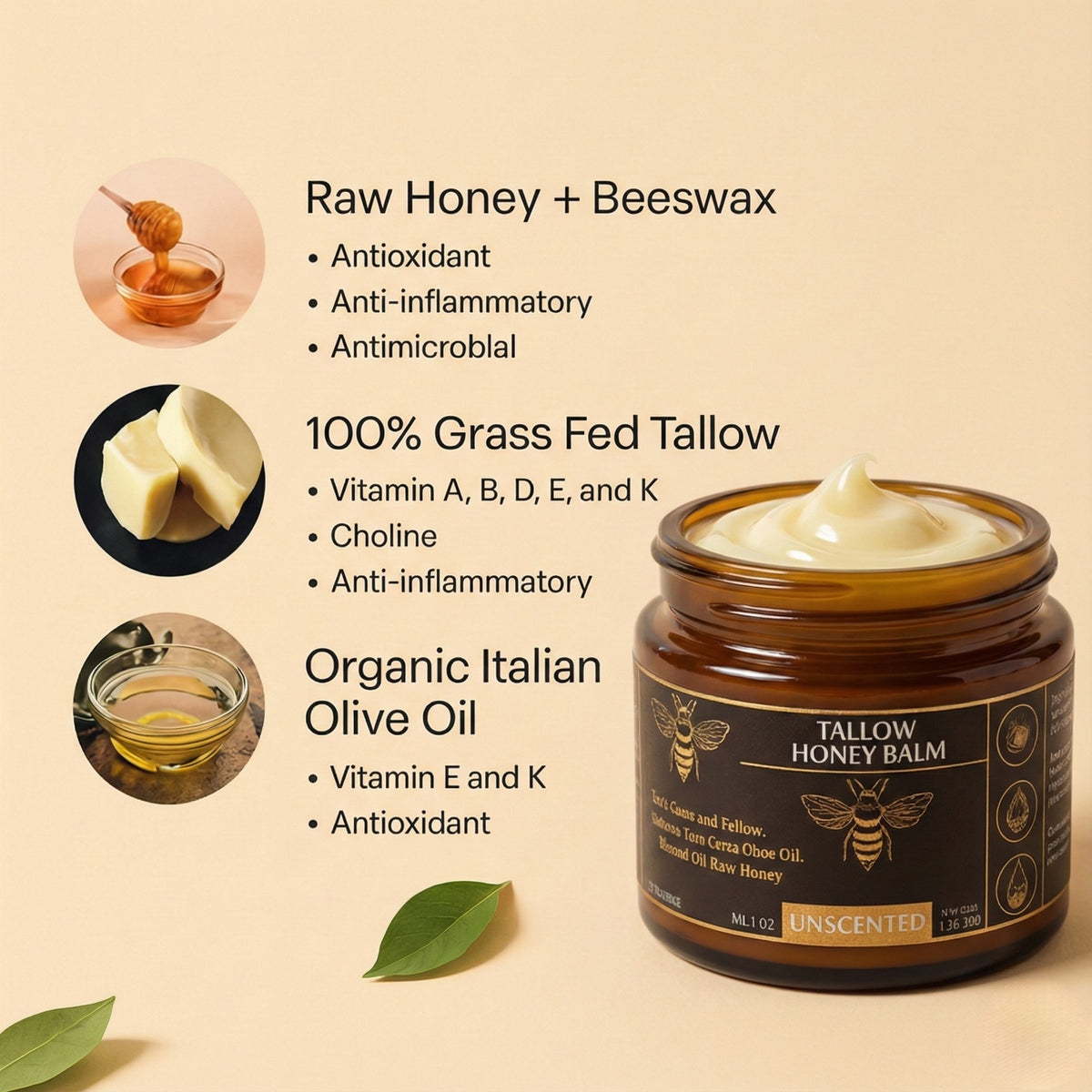 Nurtura Honey Tallow Balm